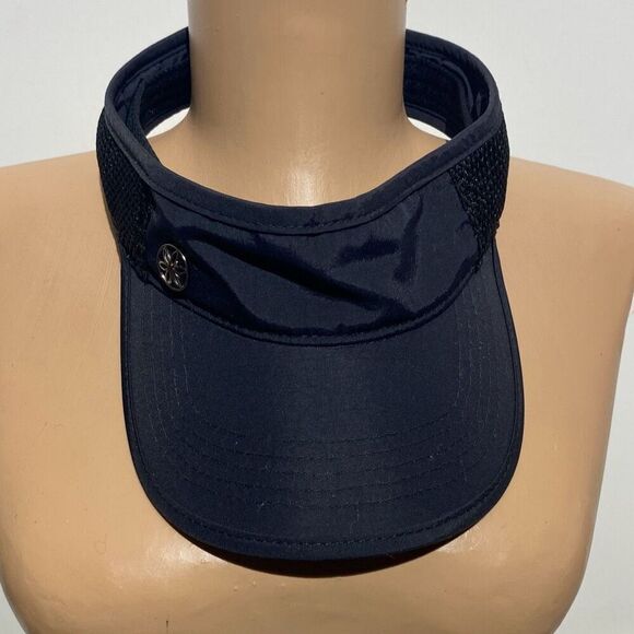Gaiam Women's Black Classic Fitness Mesh Back Visor Hat Cap Adjustable - Picture 1 of 7